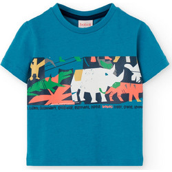 Boboli Παιδικό T-Shirt Κοντομάνικο Πετρόλ 301082-2612
