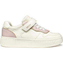Geox Παιδικά Sneakers Μπεζ Nude J55DVA000BCC1M8W