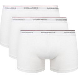 Dsquared2 Ανδρικά Μποξεράκια Σετ 3Pack Λευκά DCXC60040-100