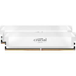Crucial Pro 64GB (2X32GB) DDR5 RAM 6000MHz C40 White