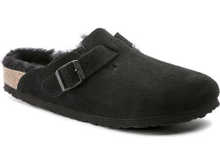 Birkenstock Ανατομικές με Γούνα Μαύρο 259881