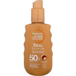 Garnier Ambre Solaire Ideal Bronze Spray Μαυρίσματος Σώματος SPF50 150ml