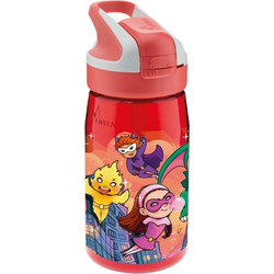 Laken Super Heroes Παιδικό Παγούρι Πλαστικό BPA Free Κόκκινο 450ml