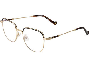 Hackett HEB294 423 Ανδρικός Σκελετός Γυαλιών Οράσεως Μεταλλικός Χρυσός Μαύρος