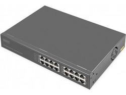 Digitus DN-95118 Unmanaged L2 Switch με 8 Θύρες Ethernet 1000Mbps και 8 SFP θύρες