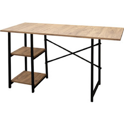 TBET-05 Γραφείο Ξύλινο με Βιβλιοθήκη 120x60x71cm 7304001