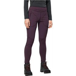 Jack Wolfskin Salmaster Γυναικείο Παντελόνι Φόρμας Μπορντό 1507781-2042