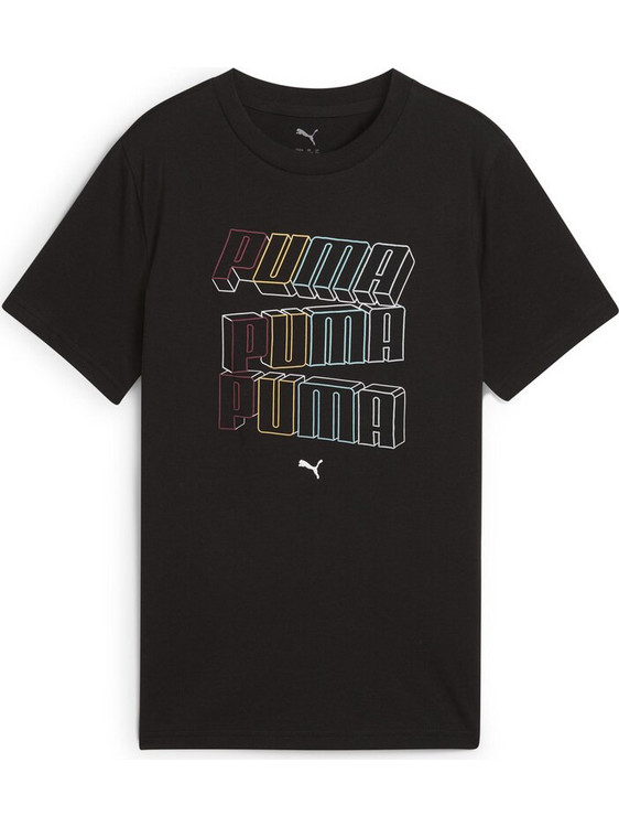Puma Παιδικό T-Shirt Κοντομάνικο Μαύρο 685788-01