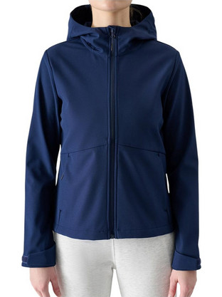 4F Αθλητικό Γυναικείο Μπουφάν Softshell Μακρύ Navy Μπλε 4FWSS25TSOFF320-31S