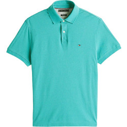Tommy Hilfiger Ανδρική Μπλούζα Polo Κοντομάνικη Τιρκουάζ MW0MW17770-M0C