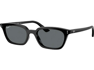Ray-Ban RB4456 667781 Γυναικεία Γυαλιά Ηλίου Τετράγωνα Κοκάλινα Μαύρα με Μαύρο Φακό