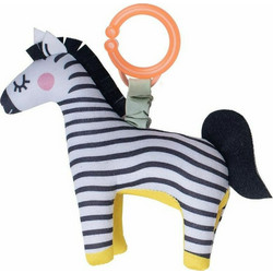 Taf Toys Dizi the Zebra Υφασμάτινη Κουδουνίστρα για Νεογέννητα