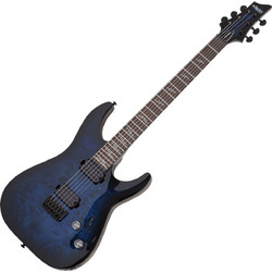 Schecter Omen Elite 6 Ηλεκτρική Κιθάρα 4/4 ST Style με Μαγνήτες HH & Ταστιέρα Rosewood See Through Blue Burst
