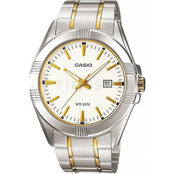 Casio Ανδρικό Ρολόι με Ασημί Μεταλλικό Μπρασελέ MTP-1308SG-7AVDF