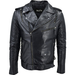 Leather 100 Ανδρικό Μπουφάν Χειμωνιάτικο Δερμάτινο Μαύρο 37-M-PERFECTO-CORD