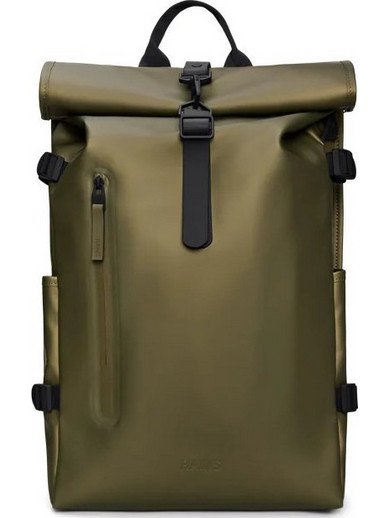 Rains Rolltop 14590 Αδιάβροχο Σακίδιο Πλάτης 23lt Χακί