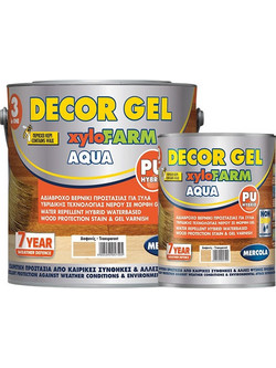 Mercola Decor Xylofarm Aquagel Βερνίκι Ξύλου Λευκό Ματ 0.75lt