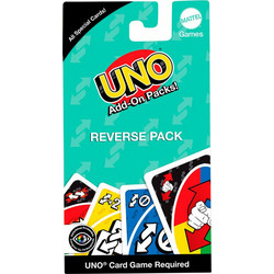 Mattel UNO Add-On Packs Reverse Pack Expansion Επιτραπέζιο Παιχνίδι 7+ Ετών για 2+ Παίκτες