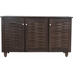 Homeplus Παπουτσοθήκη Ξύλινη Sonata Καρυδί M114xΠ33xY67.5cm 02.01.0151