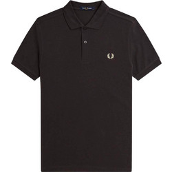 Fred Perry Ανδρική Μπλούζα Polo Κοντομάνικη Μαύρη M6000-V56