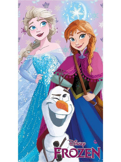 Frozen Παιδική Πετσέτα Θαλάσσης Microfiber Λιλά 70x140cm FRO36-5038