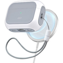 ESR Orbit Halolock MagSafe Θήκη Σιλικόνης για Apple AirPods Pro 1 / 2 Λευκή