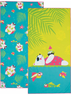 Kentia Float 258 Παιδική Πετσέτα Θαλάσσης Microfiber Πετρόλ 70x140cm 77977