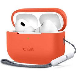 Tech-Protect Θήκη Σιλικόνης για Apple AirPods Pro 1 / 2 Πορτοκαλί