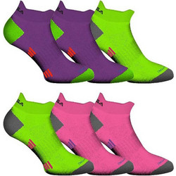 GSA Ultralight HYDRO Γυναικείες Κάλτσες Κοντές Lime Μωβ Φούξια 6Pack 8219109-50