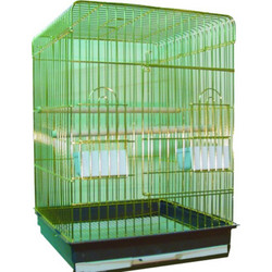 Alfa Κλουβί Πτηνών Χρυσό Μαύρο 47x47x65cm 10323