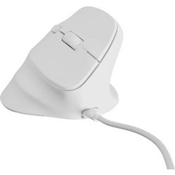 Natec Crake 2 Pro Ενσύρματο Ποντίκι Vertical White