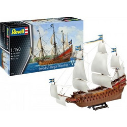 Revell Swedish Regal Warship Vasa Συναρμολογούμενο Πλαστικό Μοντέλο Καραβιού 1:150