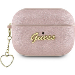 Guess 4G Charm Collection Θήκη Σιλικόνης για Apple AirPods Pro 2 Ροζ