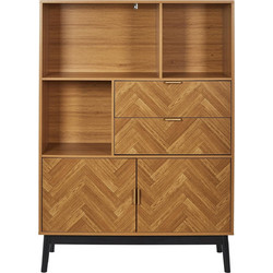 Home Deco Felix Βιβλιοθήκη 100x35x140cm HD0304