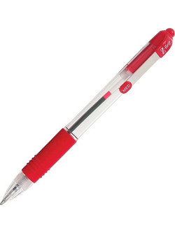 Zebra Z-Grip Στυλό Διαρκείας 1mm Κόκκινο