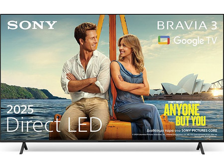 Sony BRAVIA 3 Smart Τηλεόραση 55" 4K UHD DLED HDR (2025)