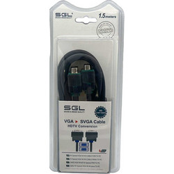SGL 095066 Καλώδιο VGA Male to VGA Male 1.5m