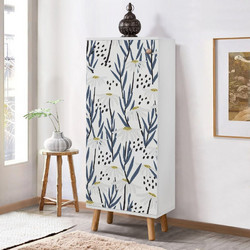 Megapap Παπουτσοθήκη Μοριοσανίδας Assiri Λευκή M50xΠ38xY135cm GP052-0006,1