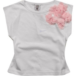 Serafino Παιδικό T-Shirt Αμάνικο Λευκό 5585