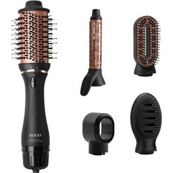 Sogo SEC-SS-3725 Ηλεκτρική Βούρτσα Μαλλιών για Ίσιωμα & Μπούκλες με Αέρα