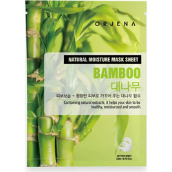 Orjena Bamboo Sheet Μάσκα Προσώπου για Ενυδάτωση Λάμψη & Καταπράυνση 23ml