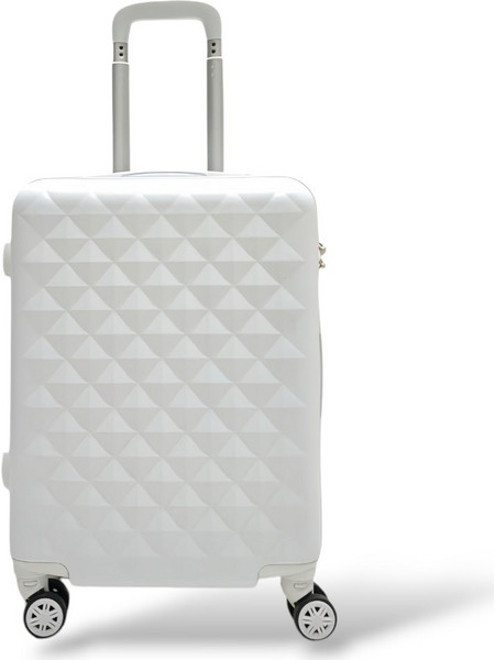 Playbags Collection PS067C Βαλίτσα Καμπίνας 55x40x20cm με 4 Ρόδες Λευκή