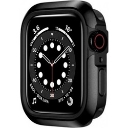 Switcheasy Odyssey Μεταλλική Θήκη για Apple Watch 4 / 5 / 6 / SE 44mm Μαύρη