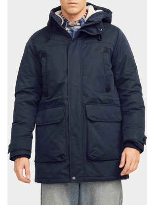 Jack & Jones Ανδρικό Μπουφάν Χειμωνιάτικο Navy Μπλε 12256995
