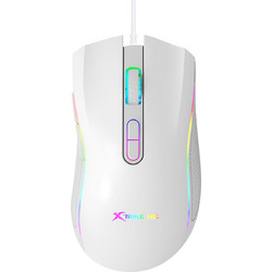 Xtrike-me GM-314 Ενσύρματο Gaming Ποντίκι RGB 7200 DPI White
