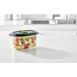 FoodSaver FFC022X Δοχείο Φαγητού Πλαστικό 1.2lt Γκρι Διαφανές Πράσινο
