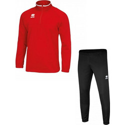 Errea Sport Mansel & Nevis Ανδρικό Σετ Φόρμας με Λάστιχο Μαύρο Κόκκινο FG0K0Z00020