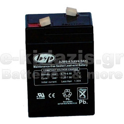 B&P DJW6-4.5 Μπαταρία VRLA-AGM 6V 4.5Ah