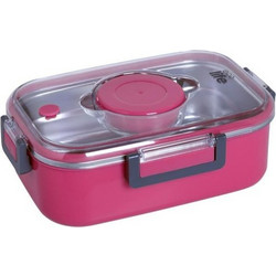 Ecolife Δοχείο Φαγητού Inox 850ml Φούξια