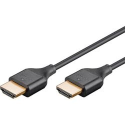 Goobay Καλώδιο HDMI 2.0 HDMI Male to HDMI Male 1m Black